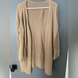 Brown cardigan
